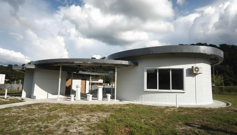 3D construction printing public buildings opened to the public in Brunei