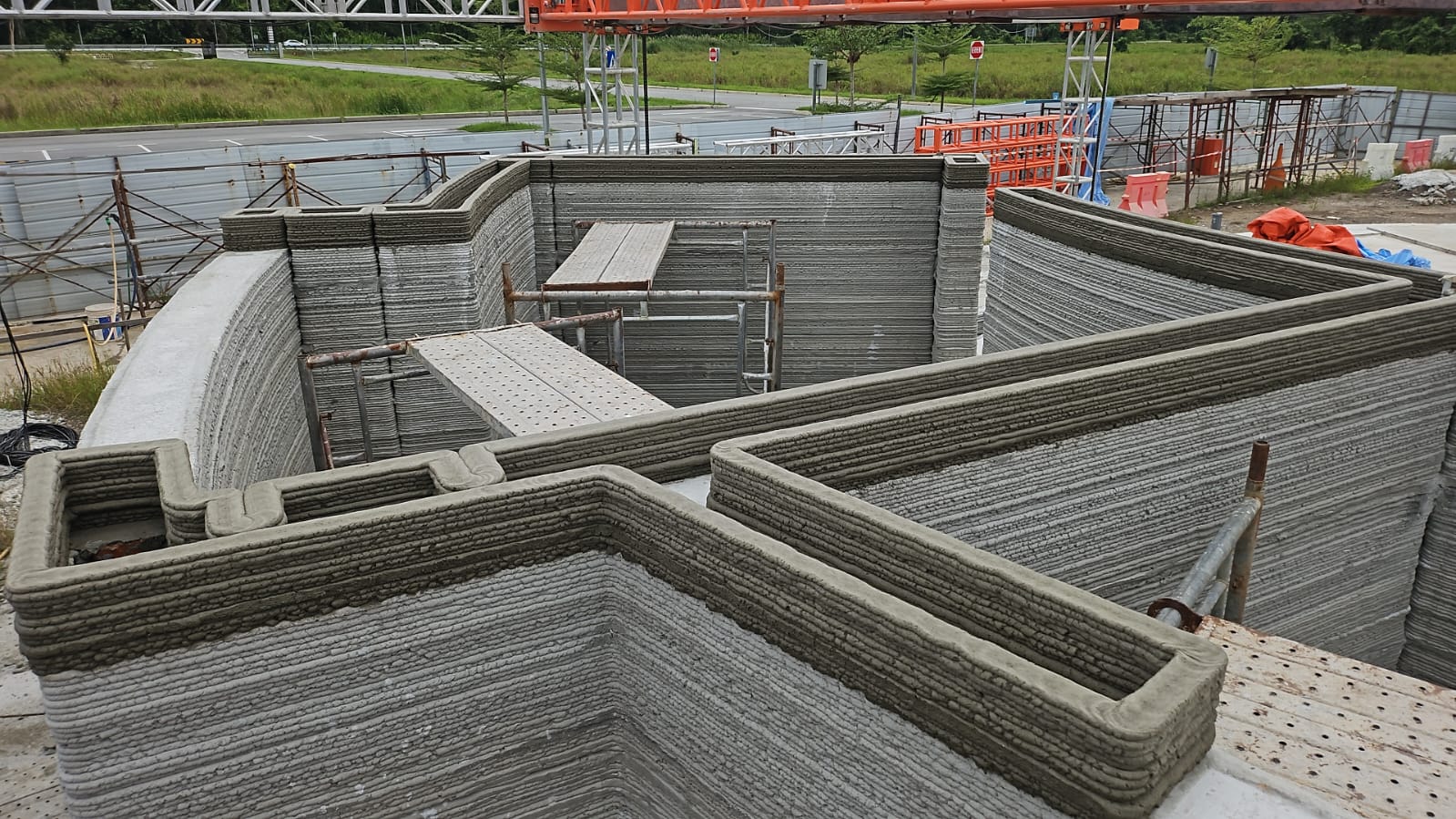 Brunei public buildings under construction