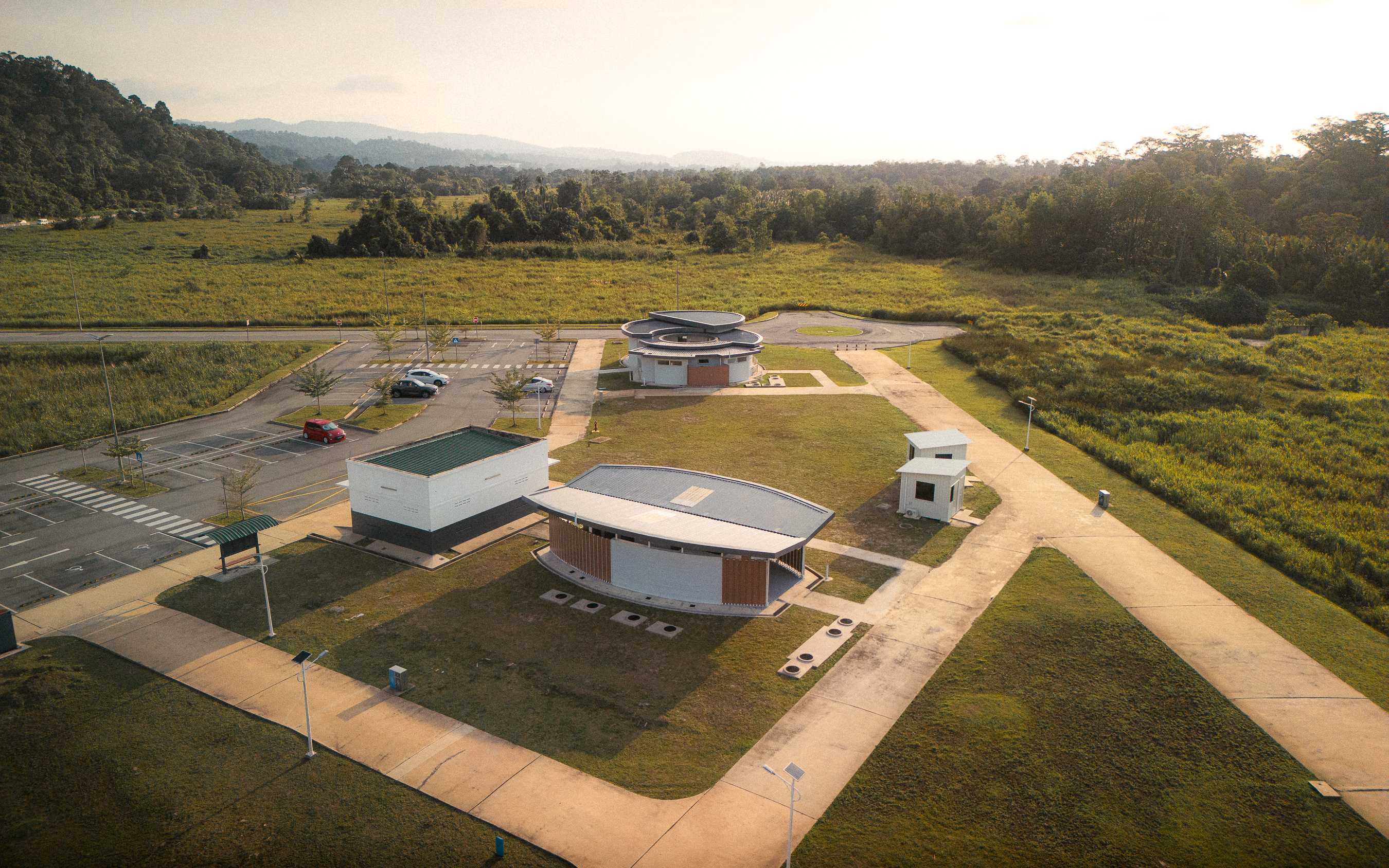 Exterior of the Brunei 3D construction printing project